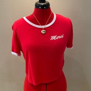 Forever 21 merci red top